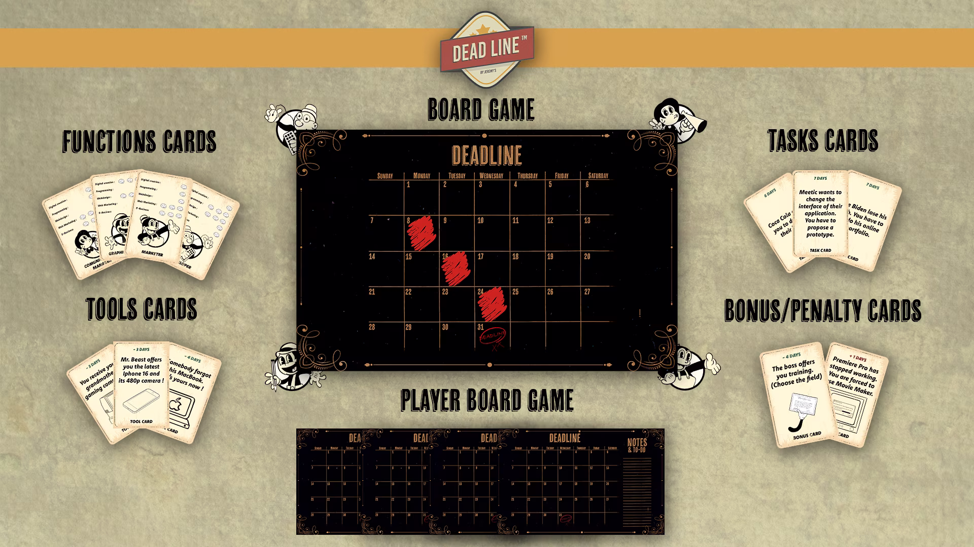 Ensemble du projet Deadline